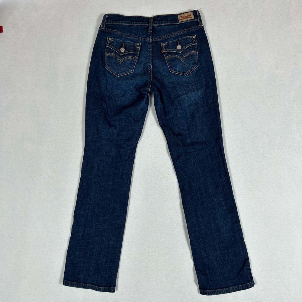 Levi's Women's Straight Leg Jeans in Dark Blue - Picture 3 of 11
